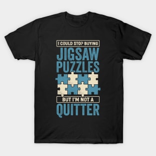 Funny Jigsaw Puzzle Lover Puzzler Gift T-Shirt